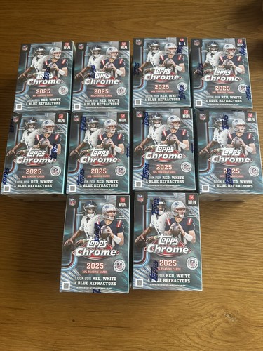 10x topps 2025 chrome american - 2025,