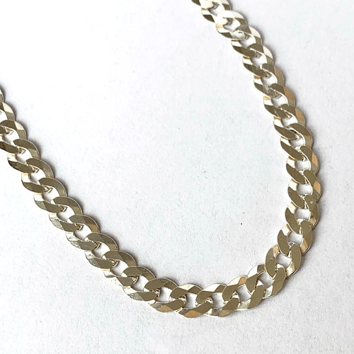 Curb link 925 sterling silver - link,