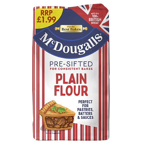 Mcdougalls plain flour - flour, 1.1kg