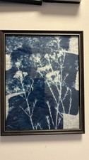 Quirky unique blue - blue, abstract