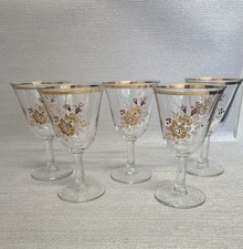 Set Of 5 Vintage Claret Wine