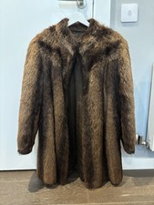 Women's Vintage Real Fur Midi