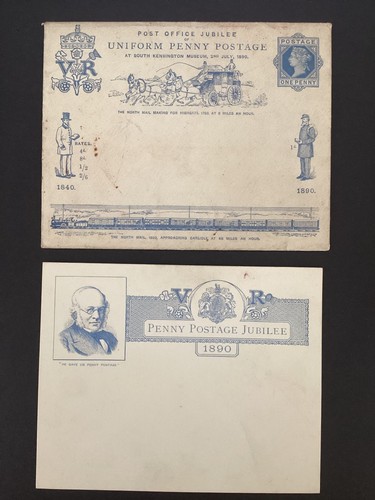 1890 uniform penny - qv-, -uniform