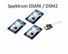 4Ch Micro Receiver with brushed ESC & 3 Micro Servos  - For Spektrum DSMX / DSM2