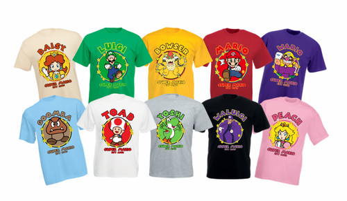 Mario and friends shirt - friends, t-shirt