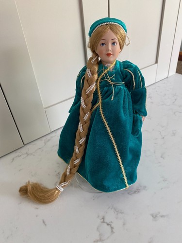 Rapunzel porcelain doll - "rapunzel",