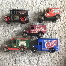LLEDO DAYS GONE WALKERS CRISPS PROMOTIONAL MODELS SET OF FIVE DIE CAST VANS