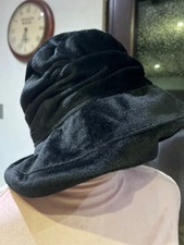 Cloche Hat Black Ladies Brand New