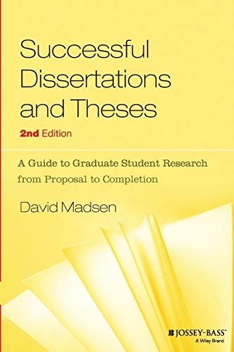 Successful dissertations and - dissertations,