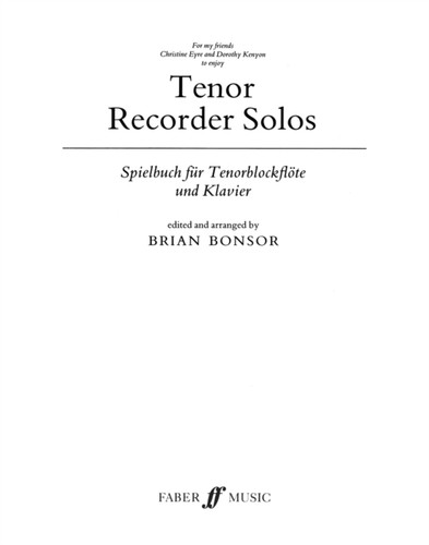 Tenor recorder solos - tenor,