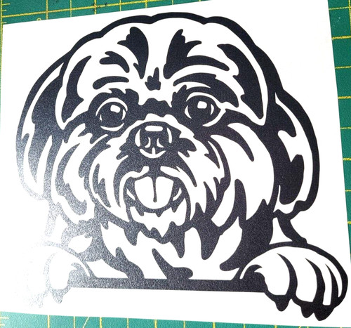Shih tzu dog - 1x, decal