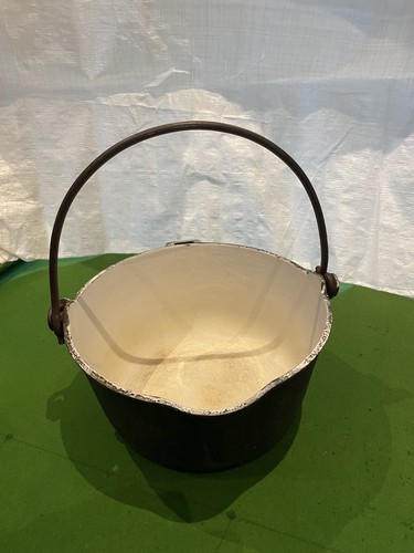 Vintage cast iron and enamel