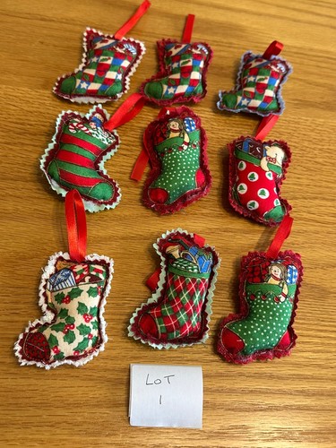 Vintage fabric christmas - vintage,