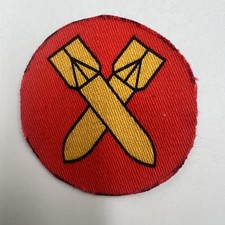 Genuine WW2 Home Guard Bomb Disposal Printed Badge