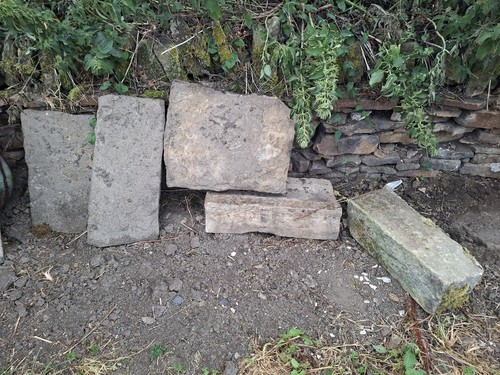 Large stone blocks steps - blocks.,