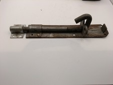 sliding bolt gate latch barrel bolt pad bolt silver 10.5" heavy duty