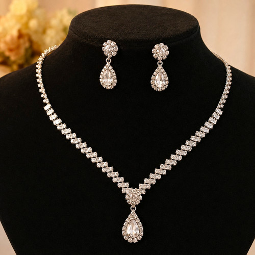 Silver plated clear - silver,
