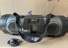 JVC Kaboom Boom Blaster Powered woofer CD System RV NB70 USB IPOD -GWO