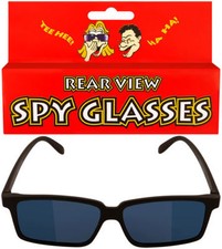 Spy Glasses Rear view Side Mirror See Who is Behind For Surveillance Fun UK Stoc