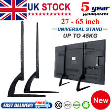 Universal Top TV Table Stand Leg Mount LED LCD Flat Screen 14-65 inch TV Bracket