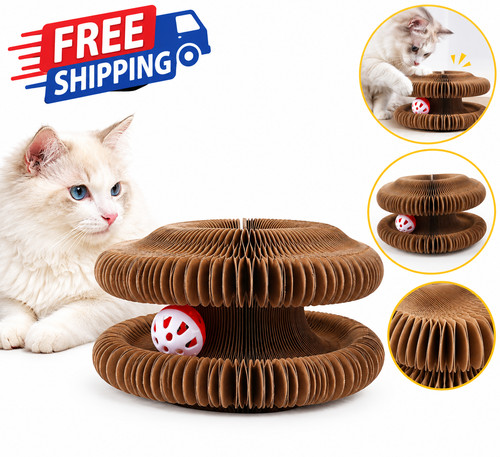 Foldable accordion cat - foldable,