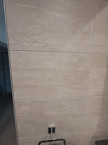 Grey porcelain wall and - grey,