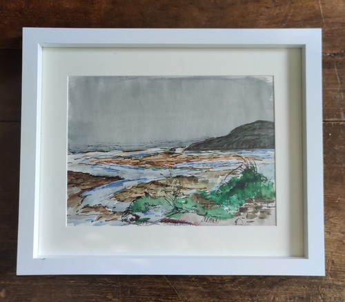 Original watercolour seascape - watercolour,