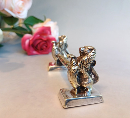 Antique large cutlery rest - antique,