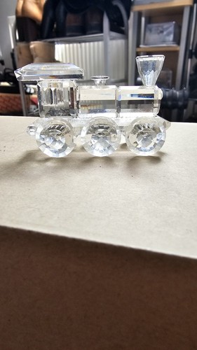 Swarovski crystal train engine - crystal,