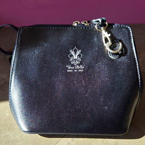 Vera pelle black leather - black,