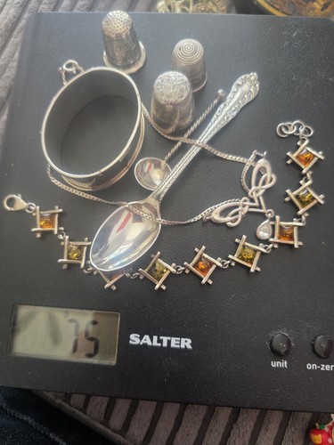 Sterling silver neclace - sterling,