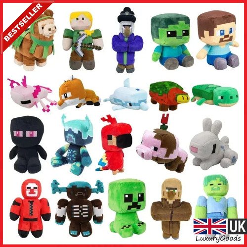 Minecraft plushie stuffed - minecraft,