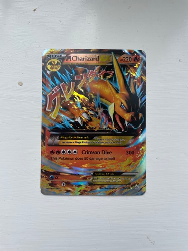 Mega charizard pokemon card - ex,
