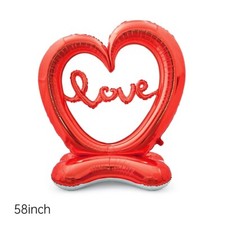 Huge Standing Love Heart Balloon Wedding Anniversary Valentine Party Decoration