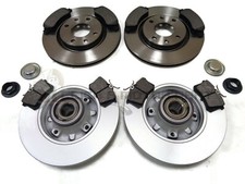 CITROEN DS3 1.6 VTI THP FRONT & REAR BRAKE DISCS & PADS BEARING ABS RINGS 266MM