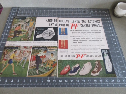 1949 canvas shoes posture - p-f,