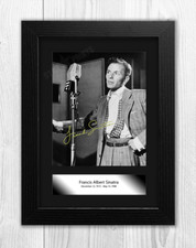 Frank Sinatra 1 A4 signed mounted photograph picture poster Choice of frame