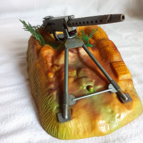 Vintage action man machine gun - vintage,