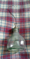 Antique French Glass Fly Trap  / Wasp Trap