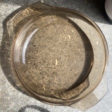 Vintage Pyrex Smoked Amber