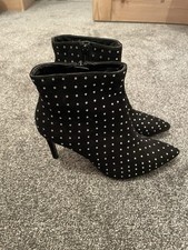 Black Diamonds Ankle Boots