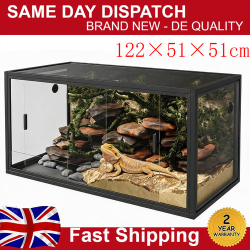 122 51cm reptile vivarium - 122×51×51cm,