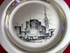 200g STERLING SILVER DISH TRAY CATHEDRAL COVENTRY 1972 BOXED No33/1500 ENGLISH