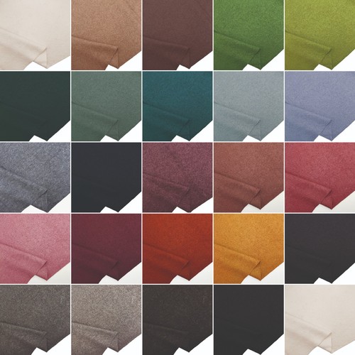100 boiled wool fabric plain - fabric,
