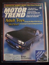 Motor Trend Magazine August