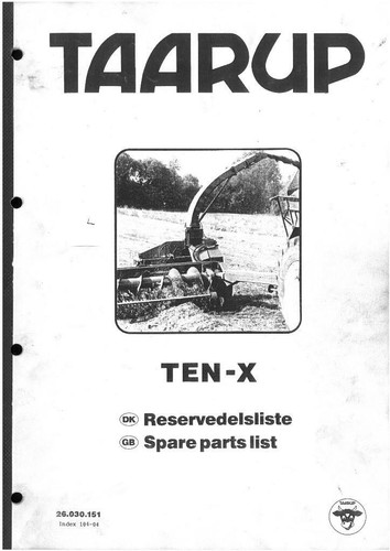 Taarup forage harvester ten x - , ten-x