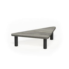 Furinno TURN-N-TUBE Monitor Stand Riser, Corner Monitor Riser, French Oak