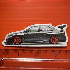 Mitsubishi Lancer Evolution Sticker Decal Racing Car Skateboard Laptop JDM