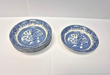 Willow Pattern 6 Small Dishes