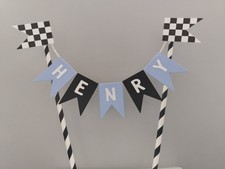 Personalised Car Two Fast Blue